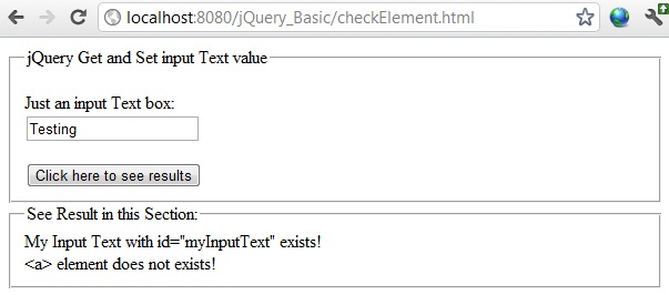 Jquery Find Out If Id Exists