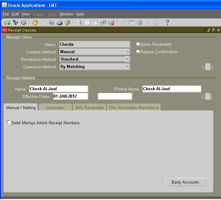 ORACLE TIPS AR (Accounts Receivable)