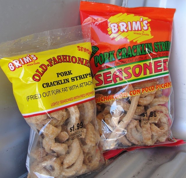 The Cracklin Trail Brim's Pork Cracklin Strips "Old Fashioned" and