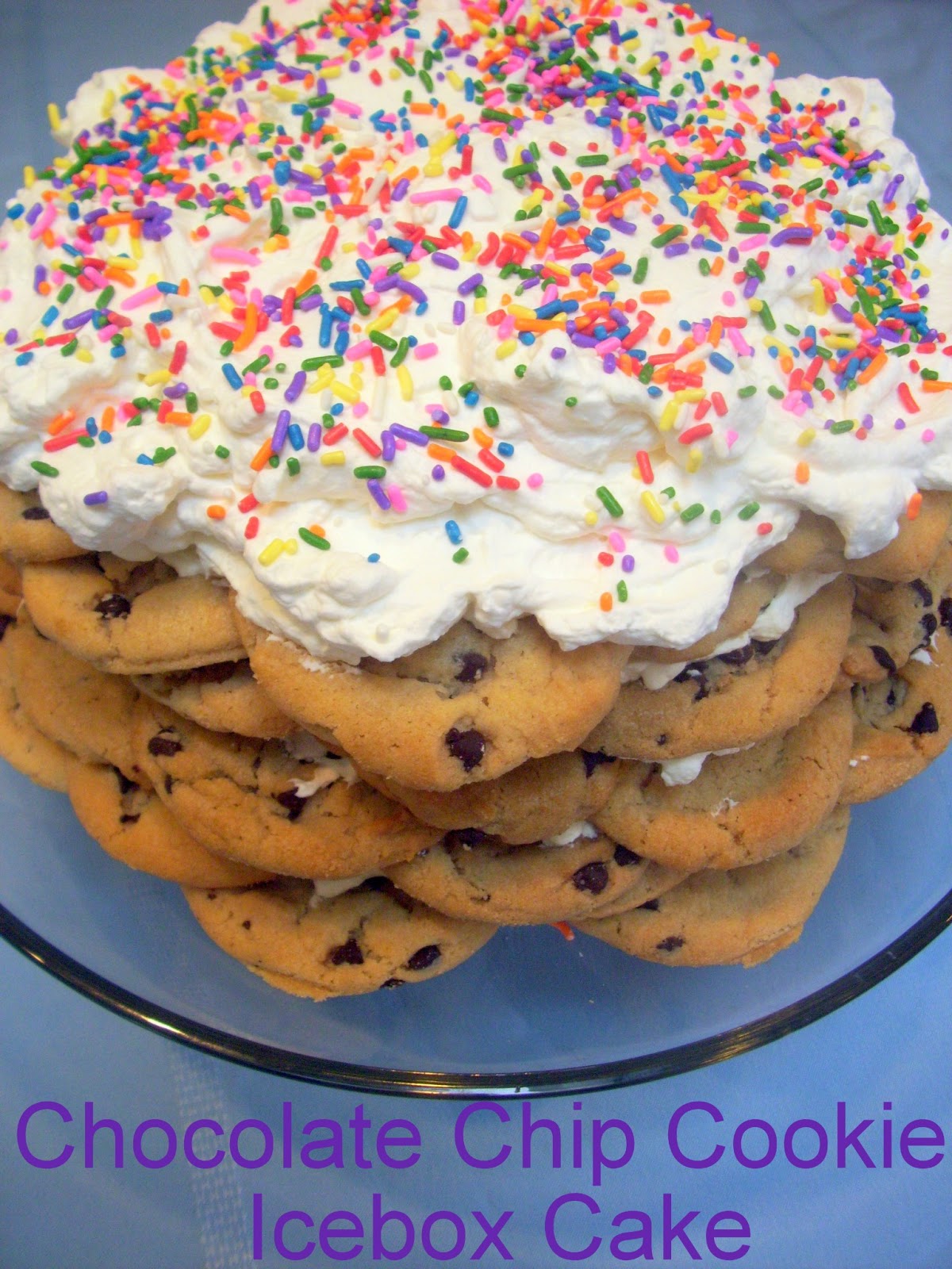 Flavors by Four Chocolate Chip Cookie Icebox Cake