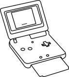 portable game console clipart