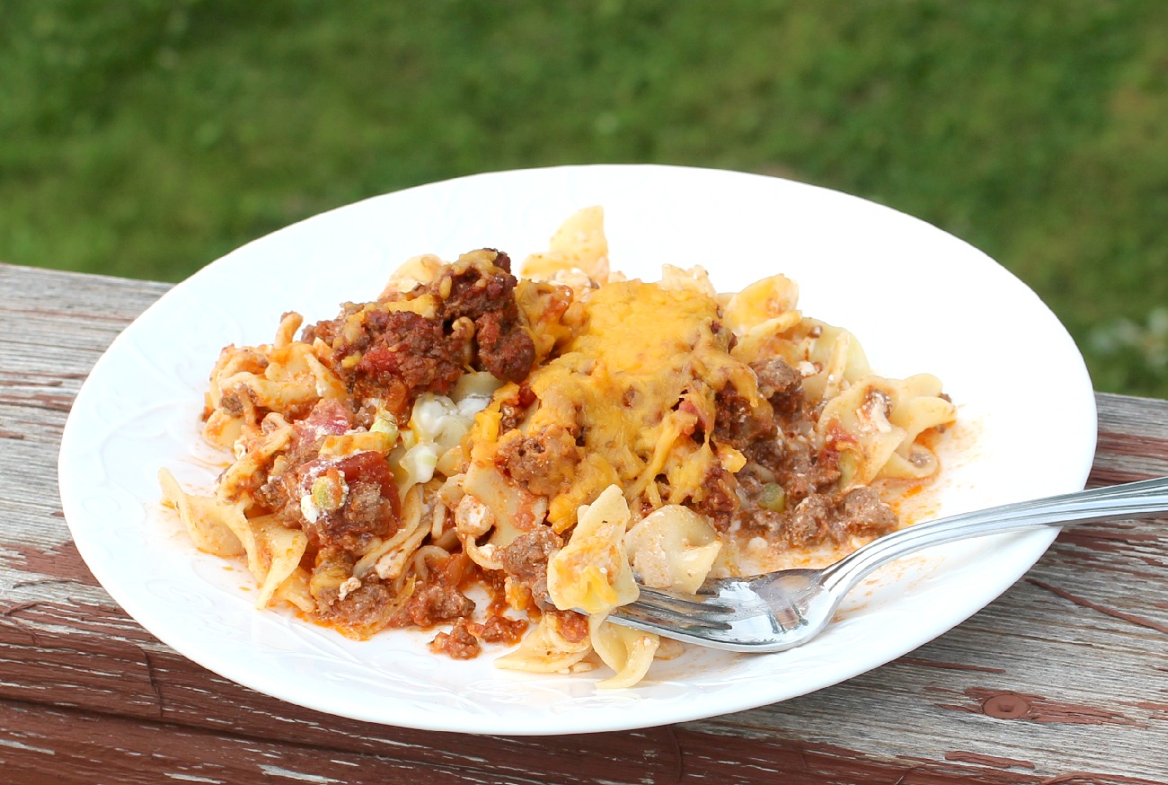 Cheese Curd In Paradise Sour Cream Noodle Bake