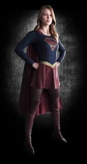 Melissa Benoist as Supergirl in promo shoot for CBS's 2015 Fall TV show
