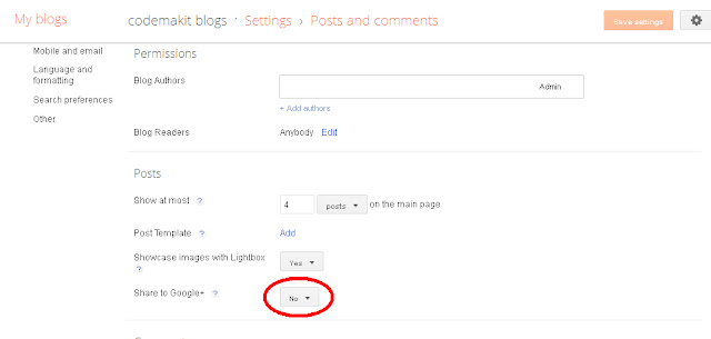 Share your blogger posts to your Google plus Circle Share your blogger posts to your Google plus Circle Screenshot