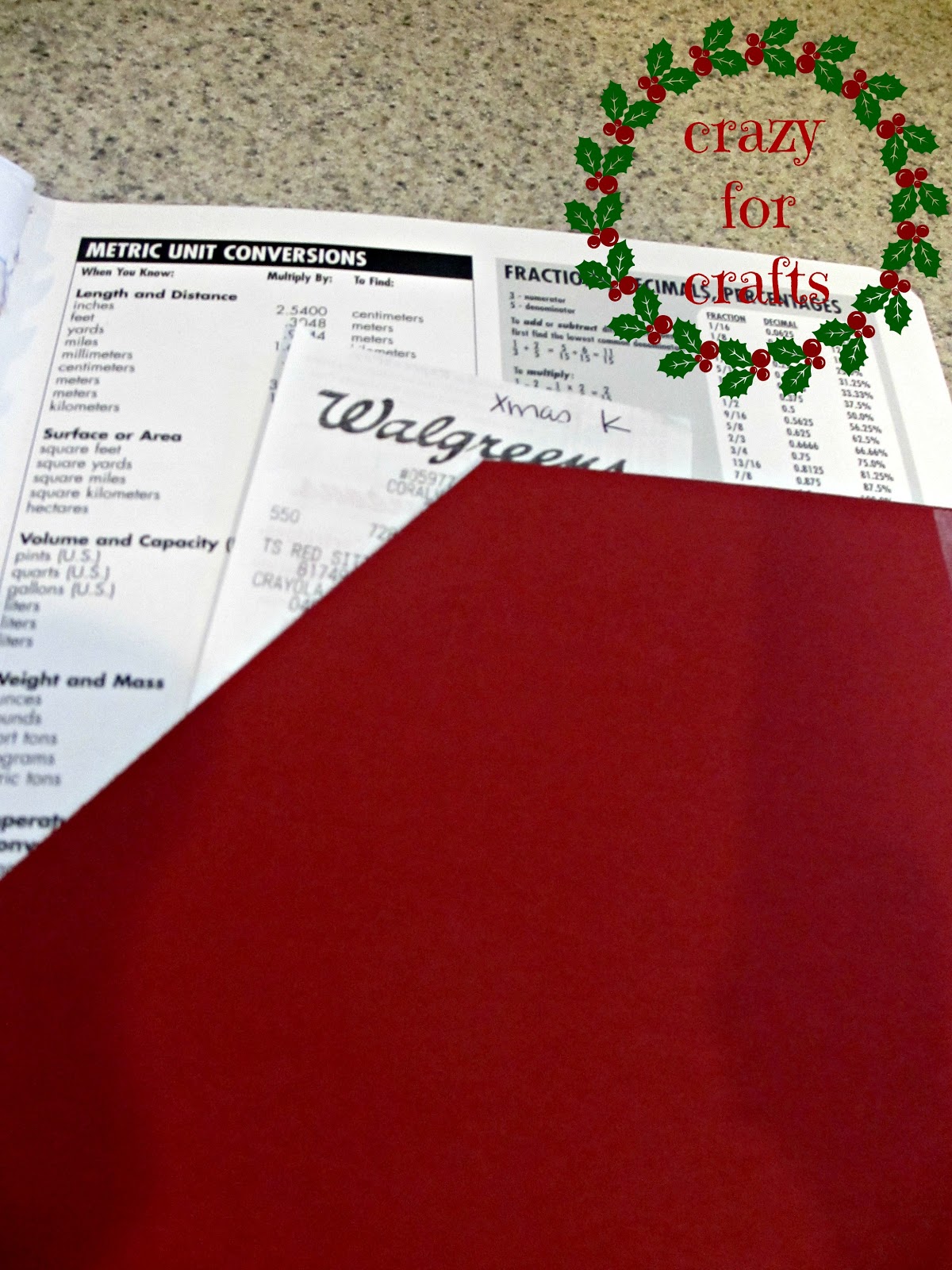 Crazy for Crafts Holiday Organizer