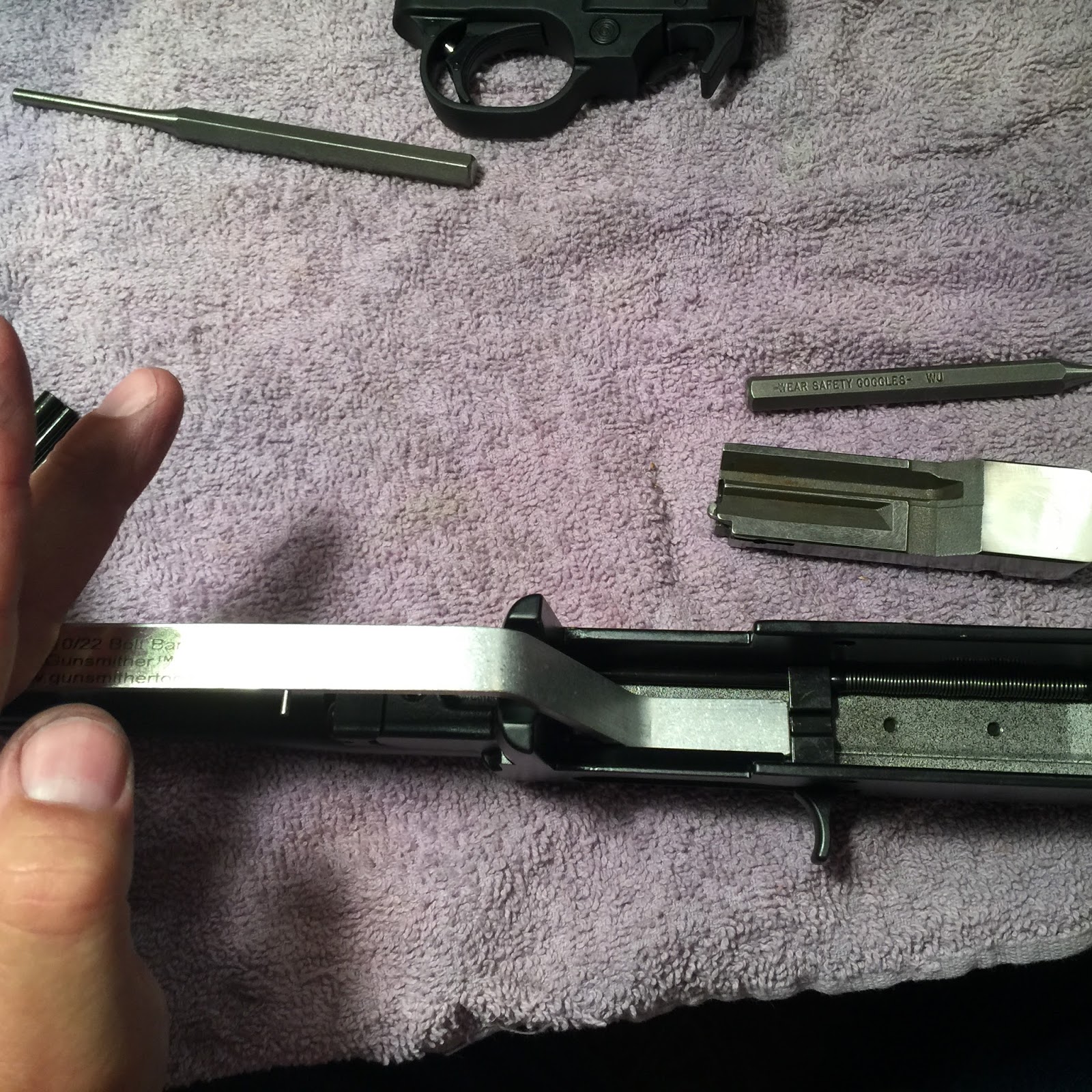 TINCANBANDIT's Gunsmithing Product Review The Gunsmither 1022 Bolt Bar