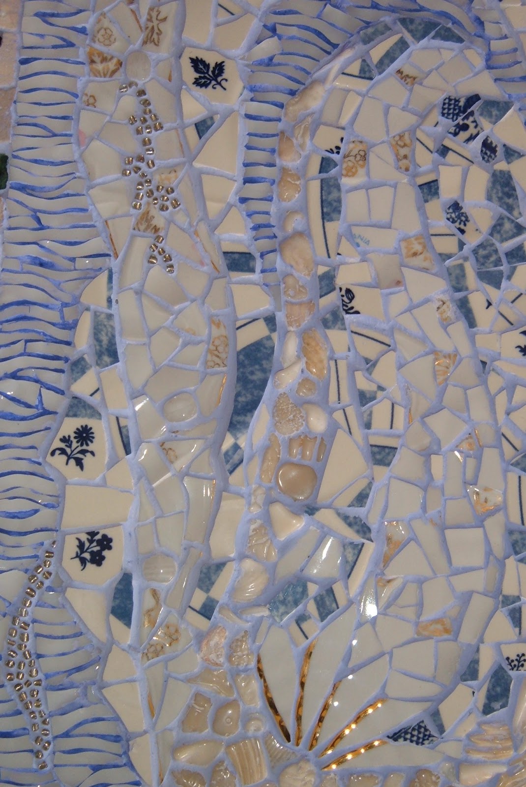 Mosaics, piece by piece Broken Plate