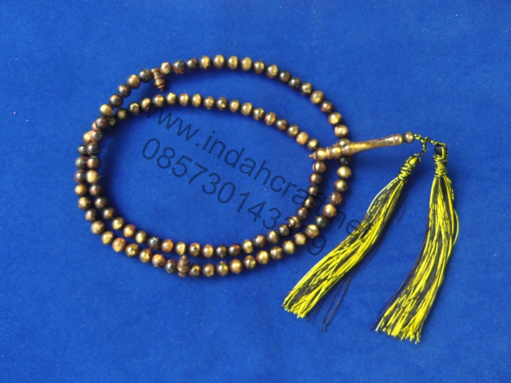 tasbih tali arus hitam emas 8mm indahcraft tasbih tali arus hitam emas 8mm indahcraft