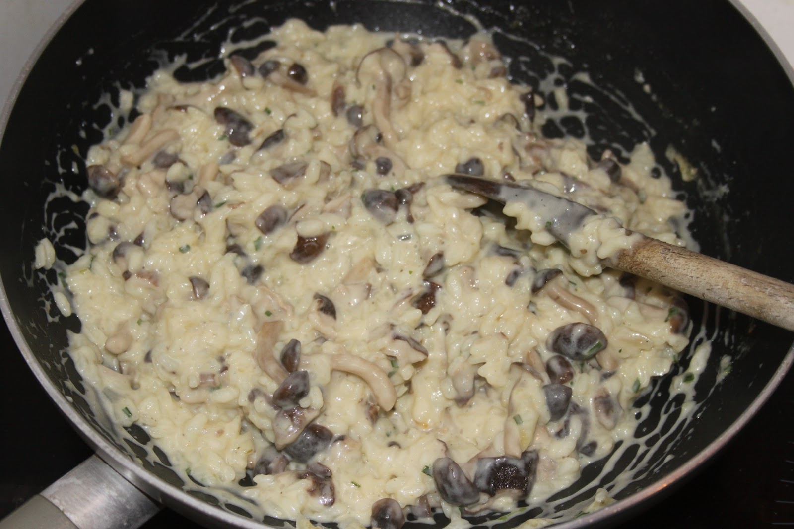 Risotto aux Shiitakés et Shimejis La cuisine de Bernard