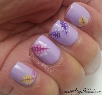 Born Pretty Store - 11-pc Feather Nail Art Water Decals | JulieG Fairytale