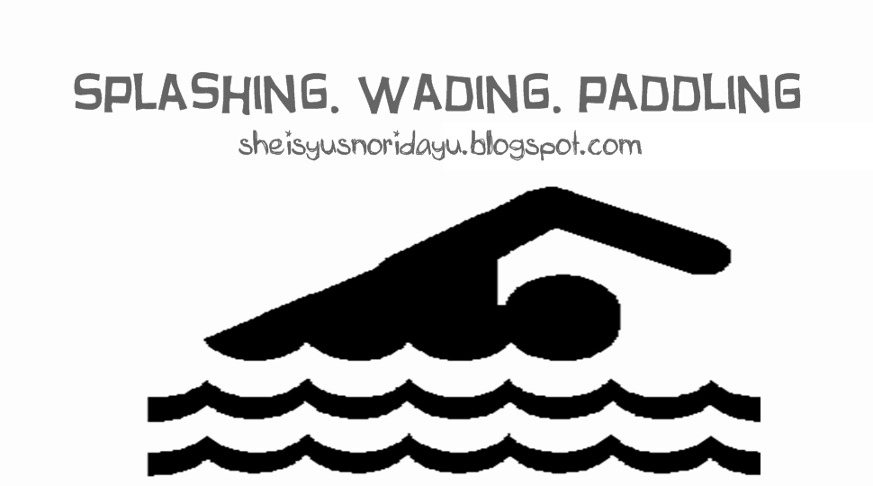 Splashing. Wading. Paddling