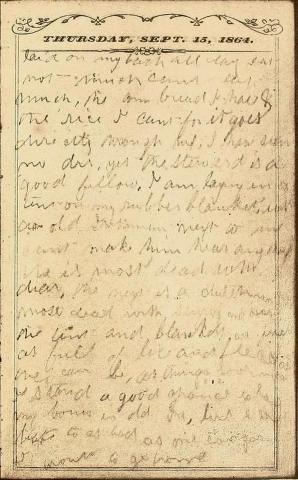 The Civil War Picket Andersonville 'announces' death of Union soldier