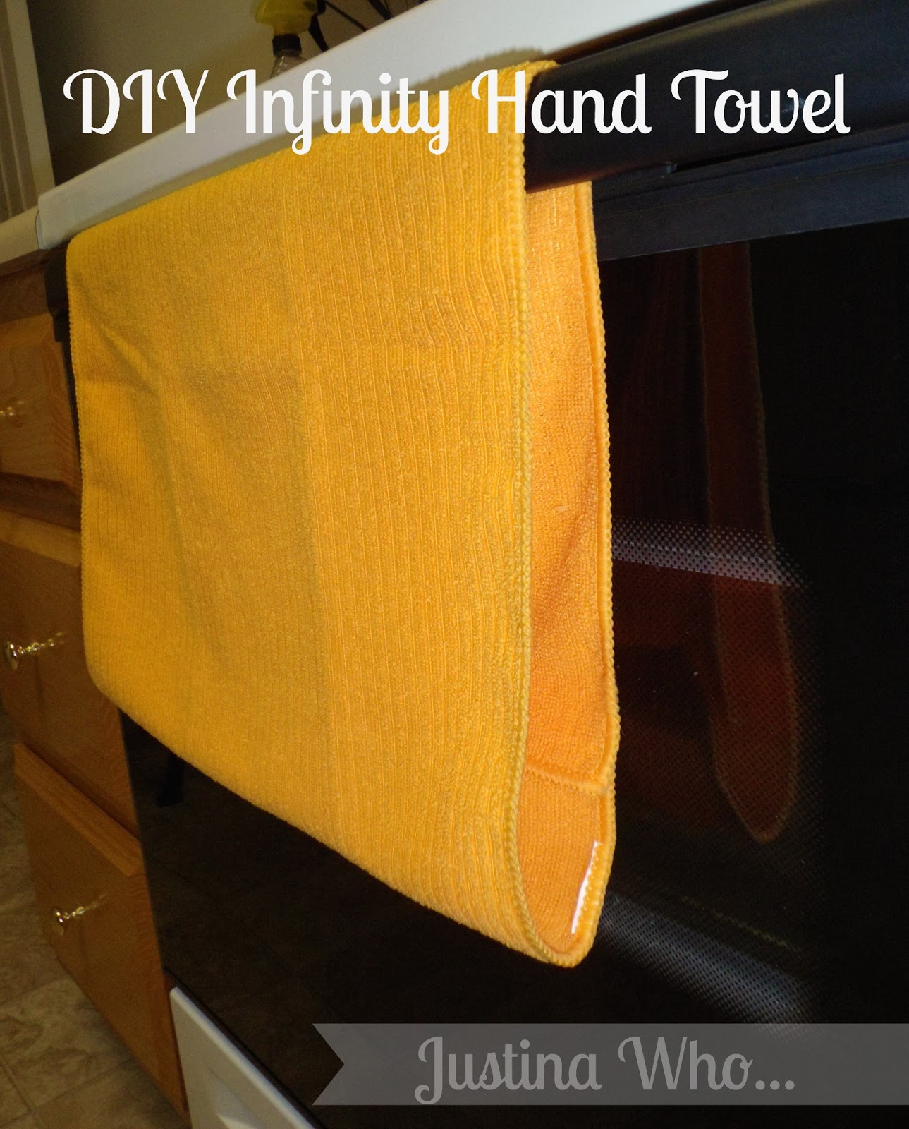 Justina Who.... Infinity Hand Towel {DIY}