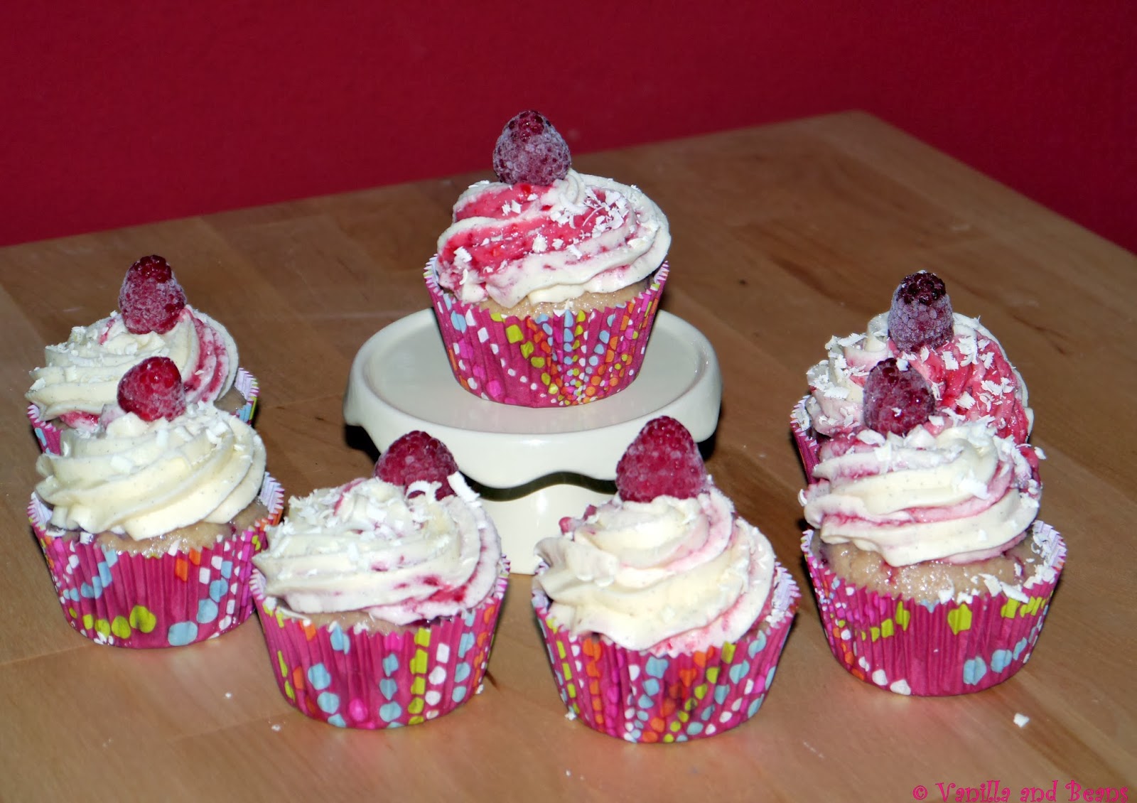 Raspberry Dream Cupcakes Himbeer-Vanille-Cupcakes
