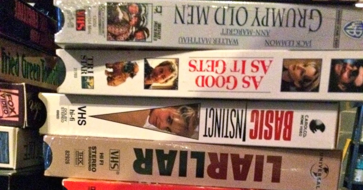 grass stains A veritable treasure trove of VHS tapes