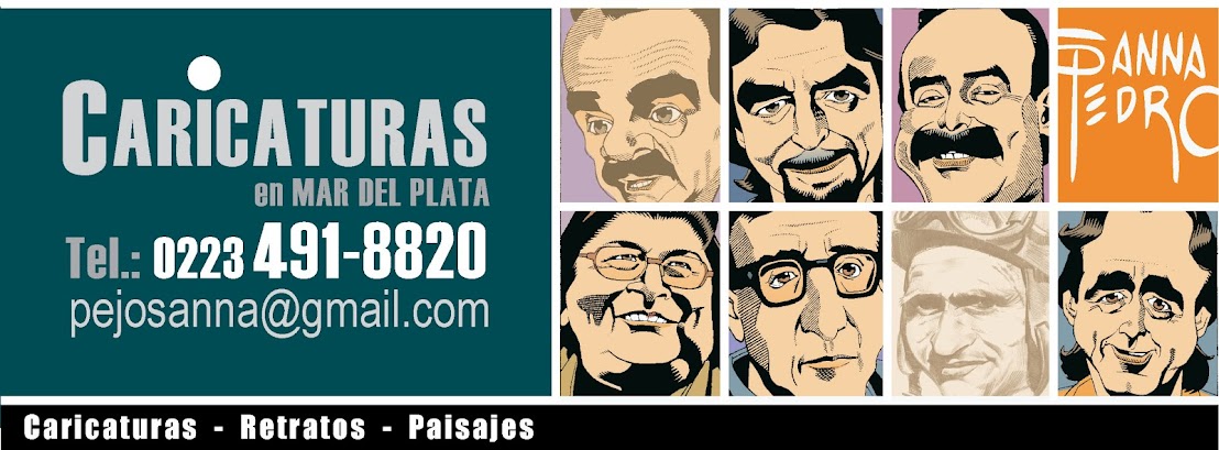 CARICATURAS EN MAR.DEL.PLATA