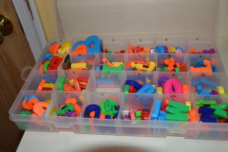 Children's Learning Activities Storage Letters