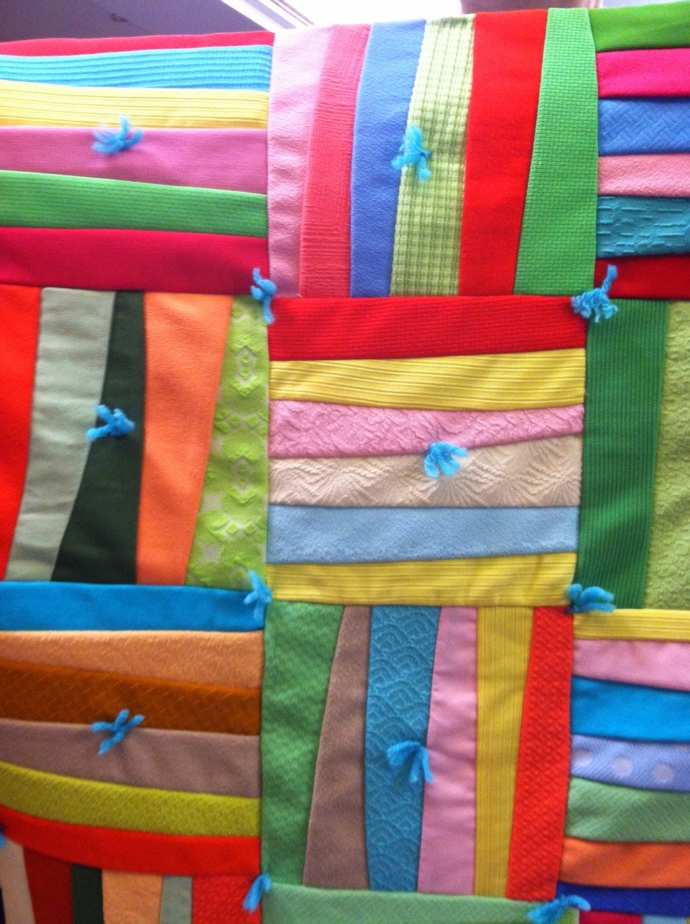 Deb Rowden's Thrift Shop Quilts The Best Polyester Quilt Ever
