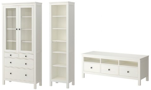 Test The Built Ins Part One The Hemnes Line At Ikea Is Just That This Series Made Of Pine And Painted Either White Black Or A Lovely Shade Greige Yes Word