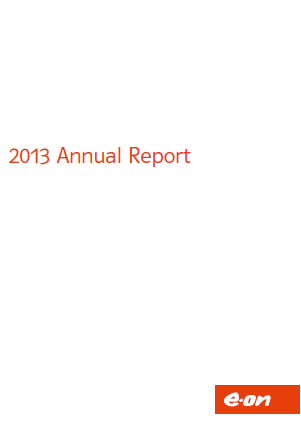 E.On., front page, Annual Report, 2013