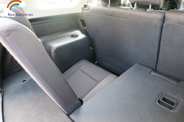 Chevrolet Captiva foldable back seat