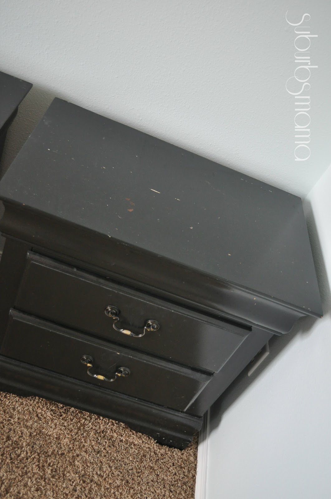 Suburbs Mama Refinishing my Night Stands