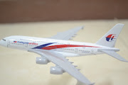 MALAYSIA AIRLINES A380 MODEL : AIRBUS 380. SIZE : 16 cm x 16 cm (dsc )