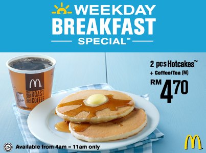Malaysia time mcd breakfast McDonald's Catering