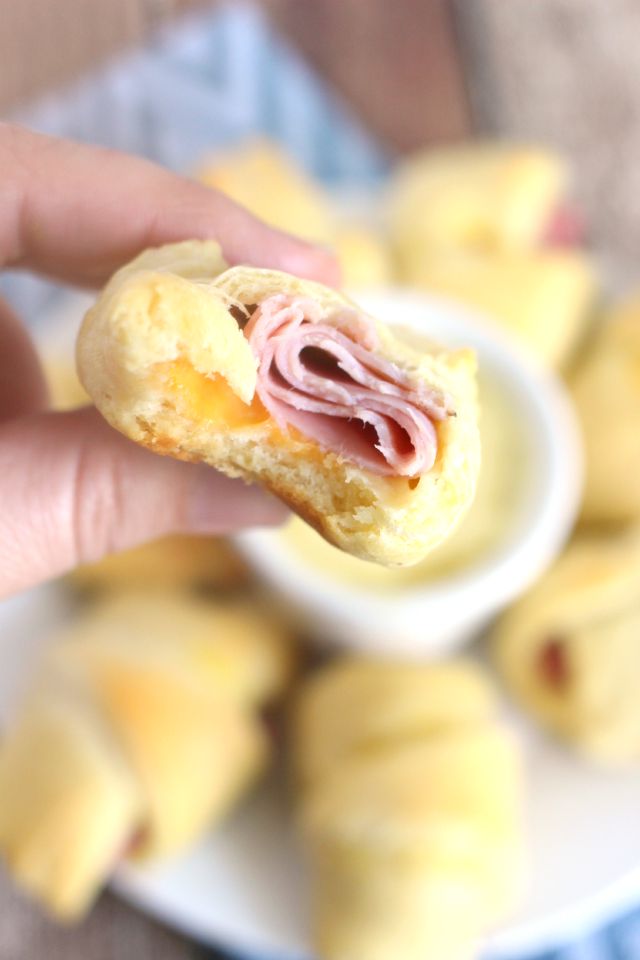 Mama Loves Food! Ham & Cheese Crescent Rolls
