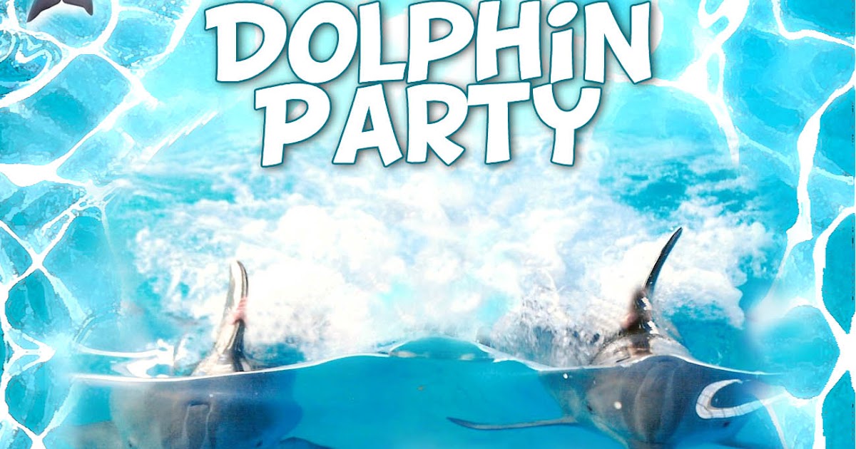 FREE Kids Party Invitations: Dolphin Party Invitation