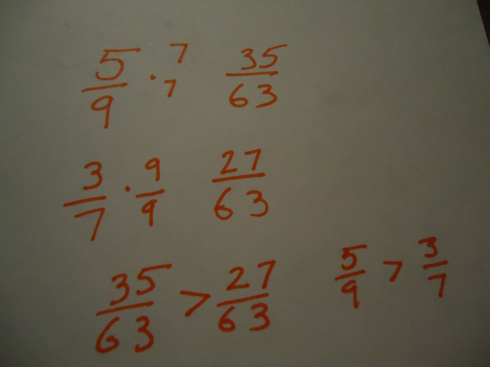 The Elementary Math Maniac: Comparing Fractions with Fourth and Fifth