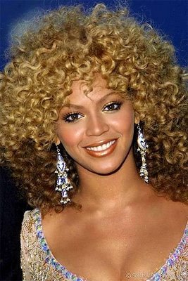 curly fros hairstyle > straight