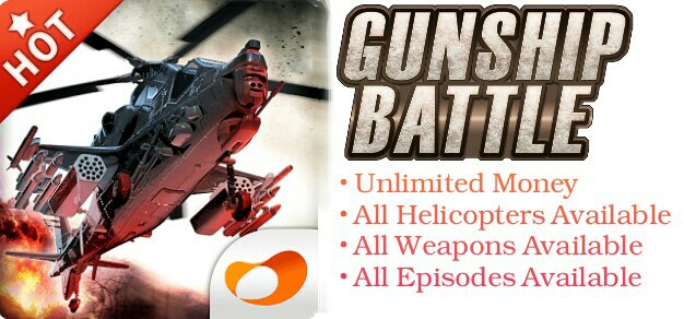 GUNSHIP BATTLE: HELICOPTER 3D v2.0.2 MOD APK