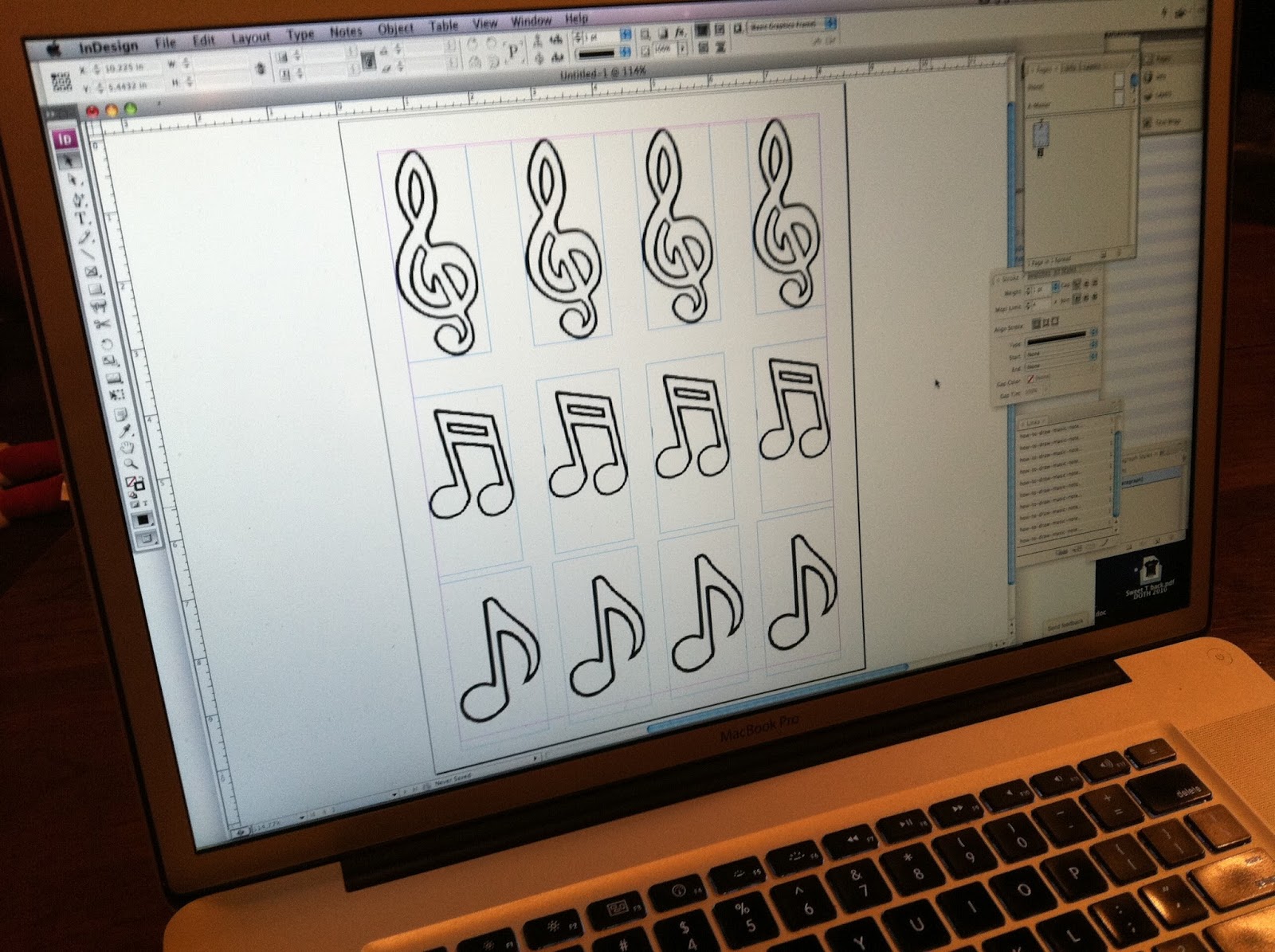 The Iced Queen: Chocolate Music Notes