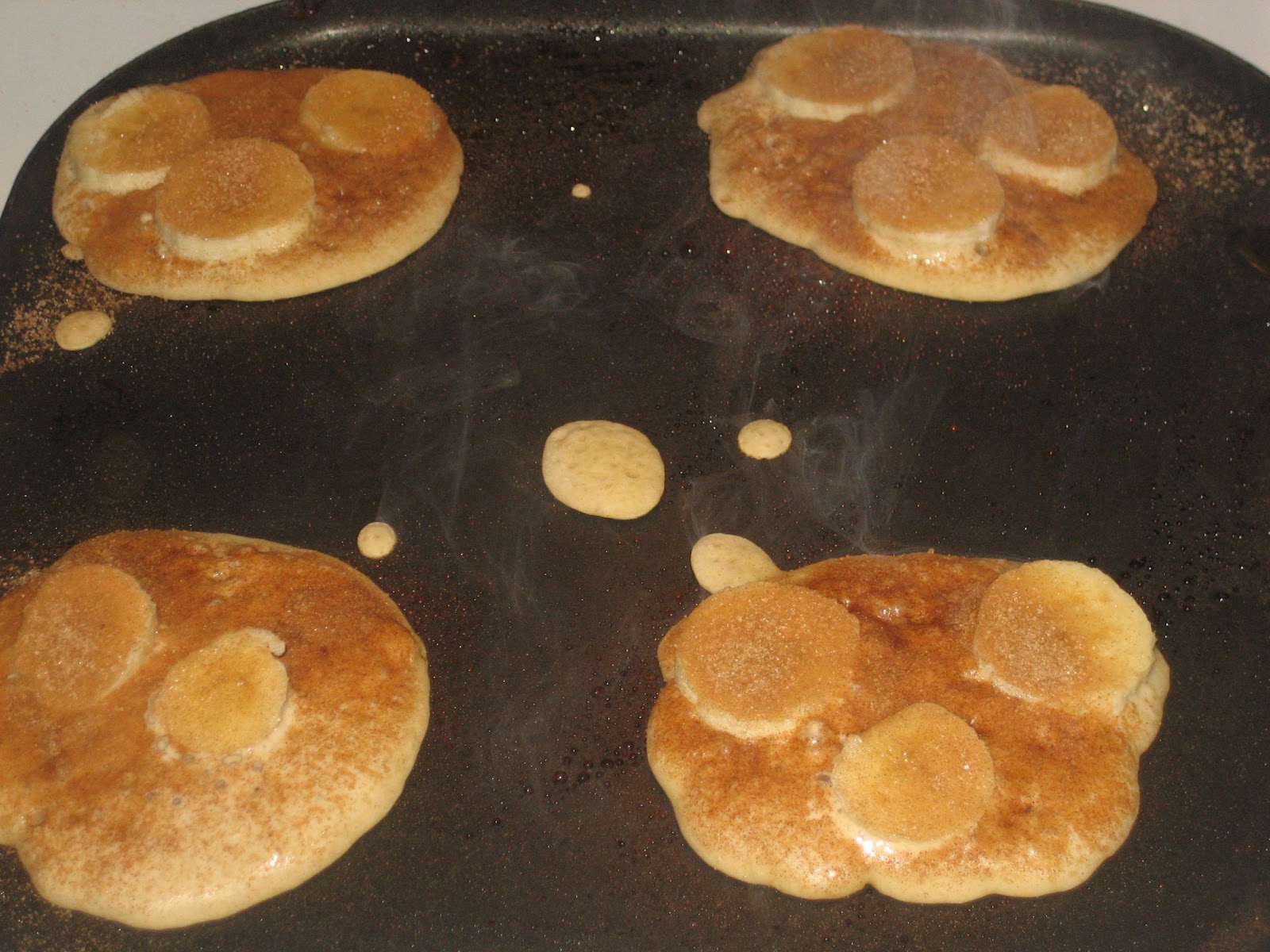 stuffedveggies Grilled Banana Pancakes