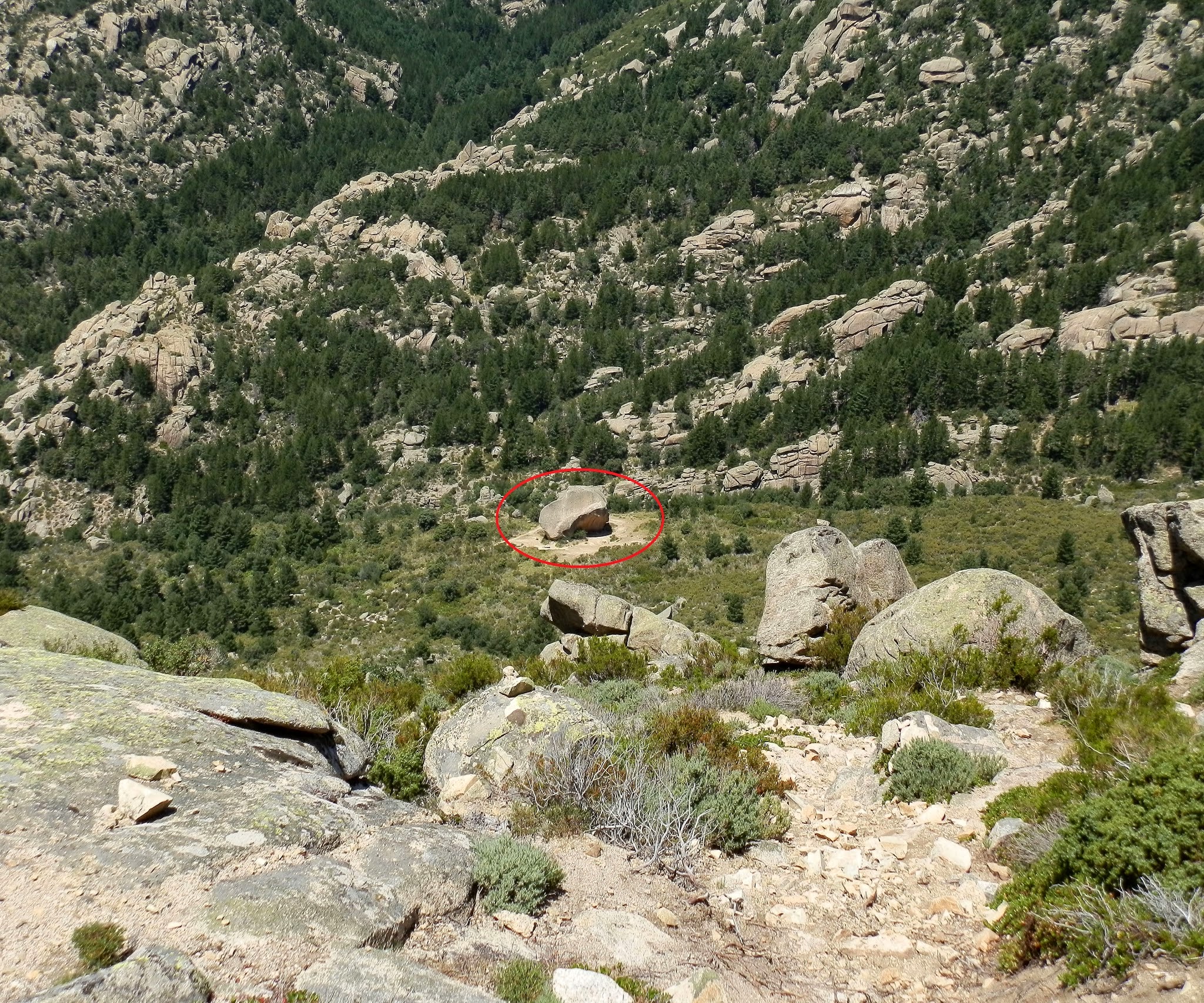 El Tolmo, pedriza