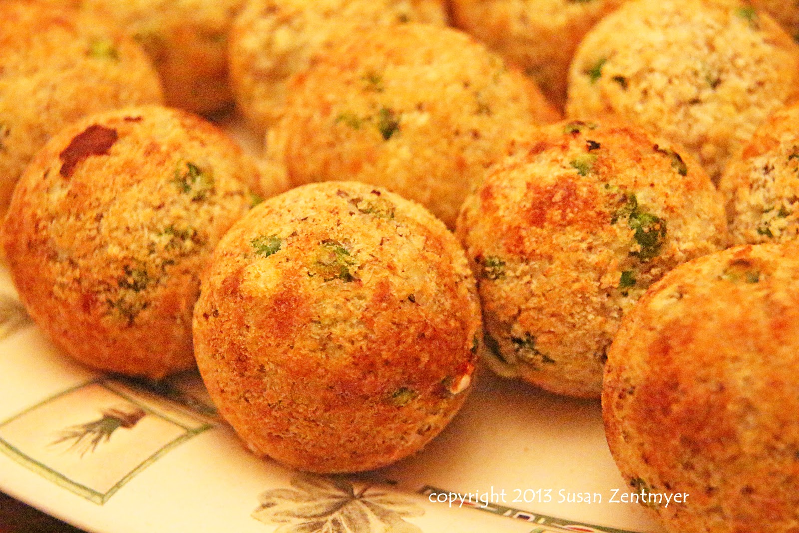 Love from the Kitchen Italian Rice Balls with Gravy