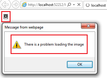 onerror event handler in javascript