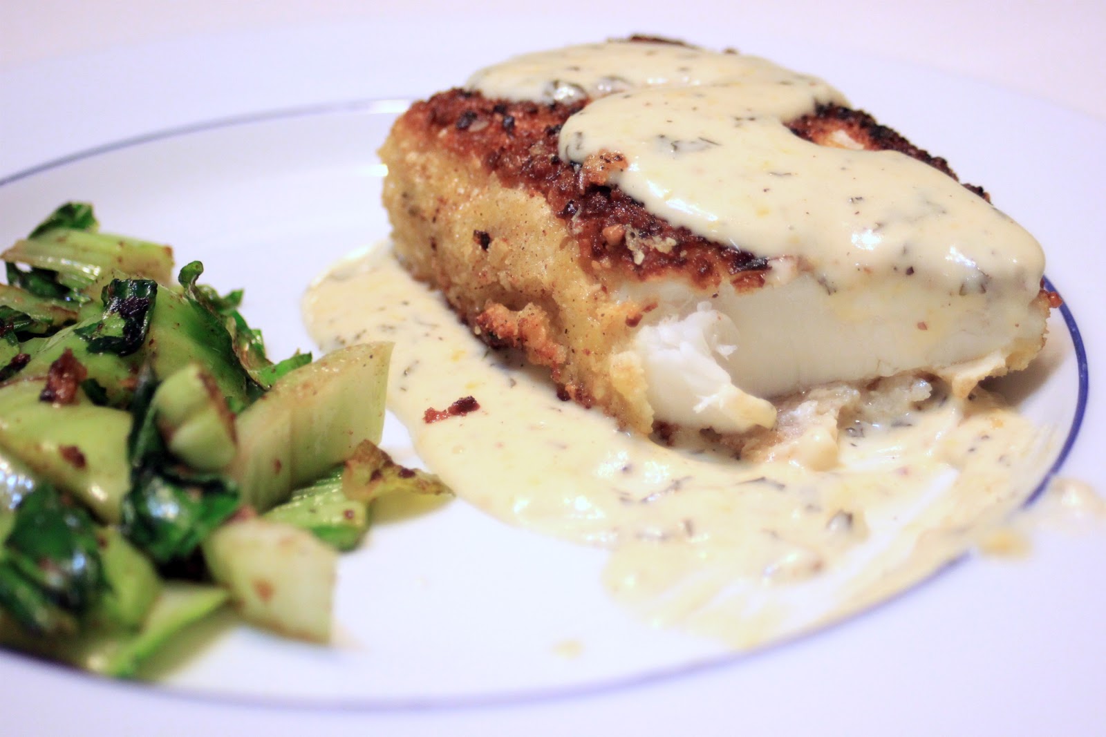 Good Clean Fun Hawaiian Halibut with Lemon Beurre Blanc
