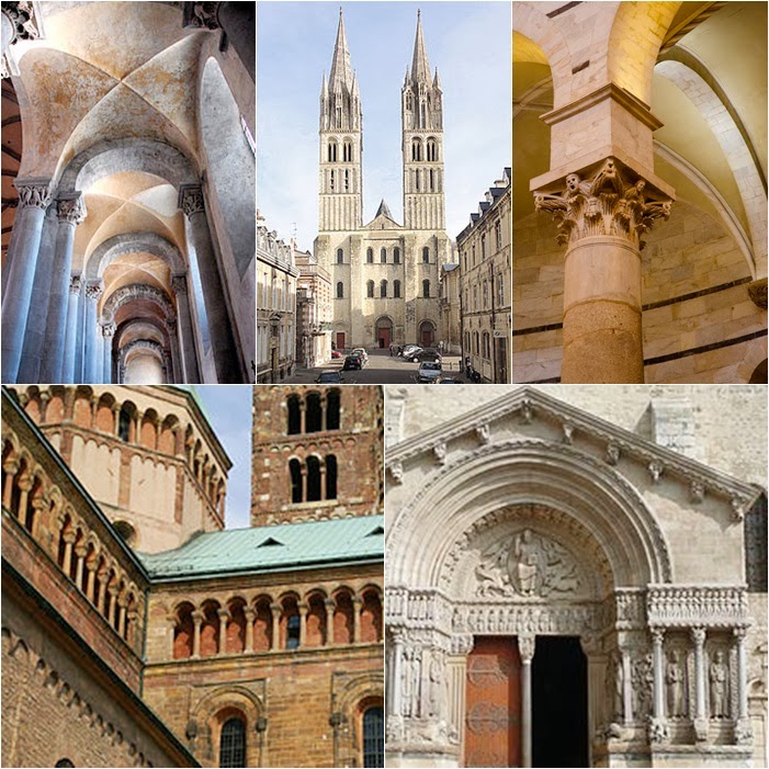 Interior Design History Romanesque Times
