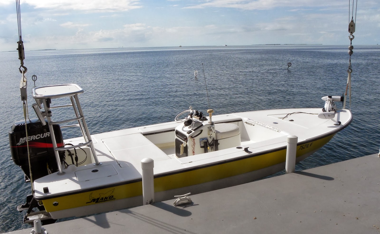 MY LIFE IN THE FLORIDA KEYS AND BEYOND Getting settled in...Flats Boat
