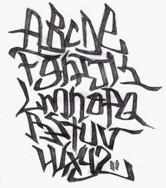 Graffiti Alphabet Letters 8 Jpg 300 432 Abecedarios De
