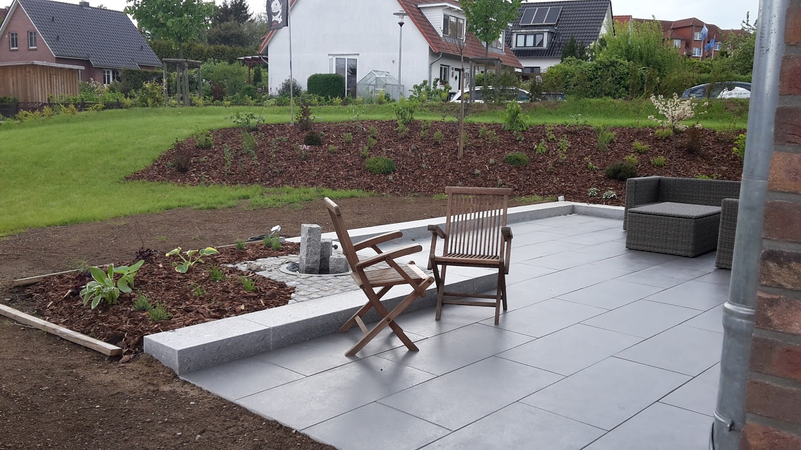 Unser Abenteuer Hausbau 2013/2014 Garten, Hang und