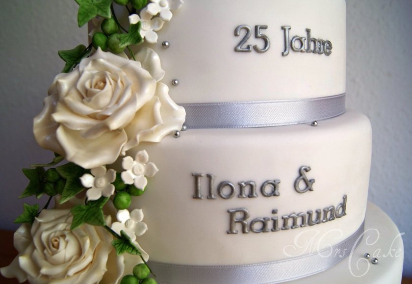 Torte zum 25 hochzeitstag Torte zum 25 hochzeitstag