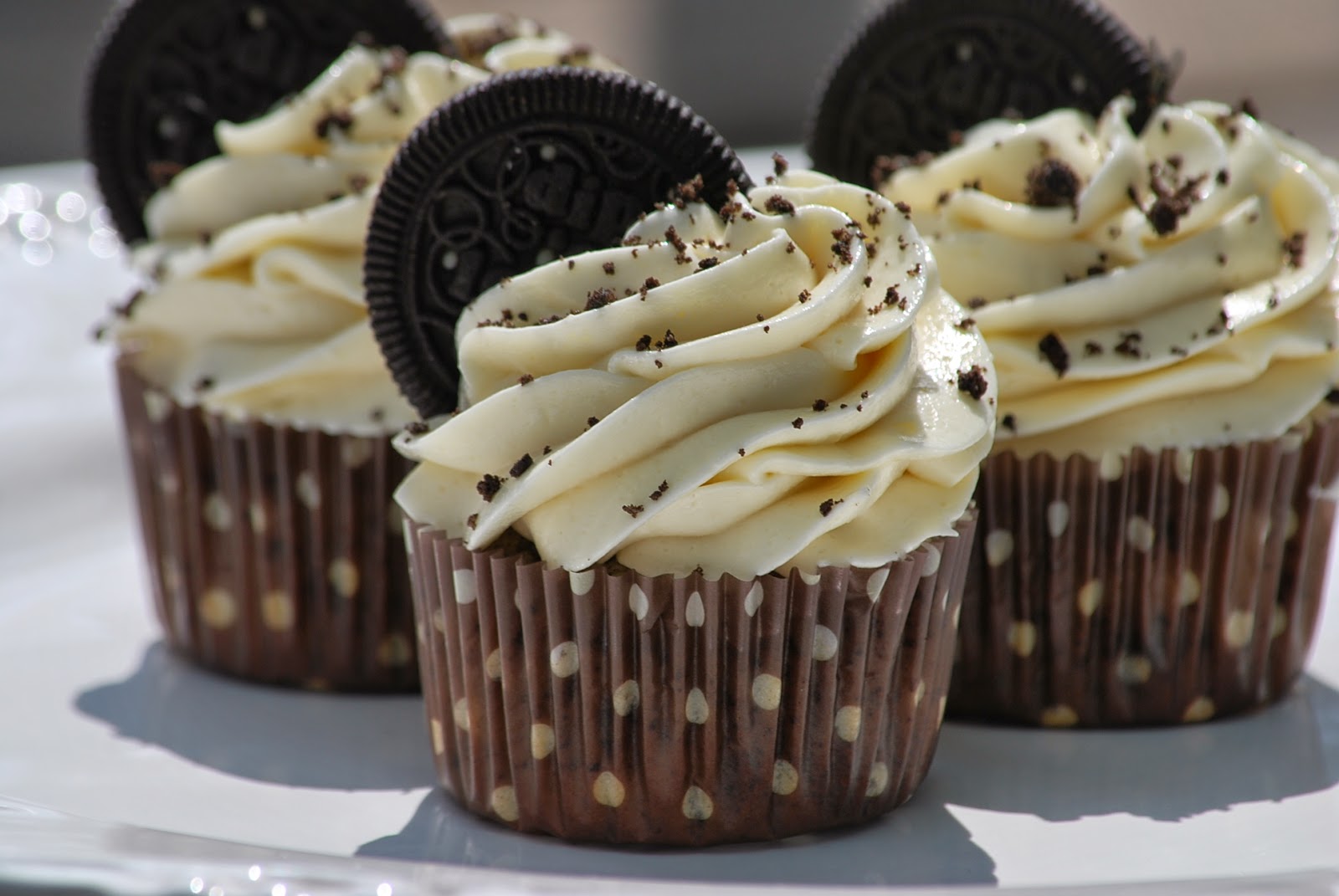 My story in recipes Cookies and Cream Cupcakes