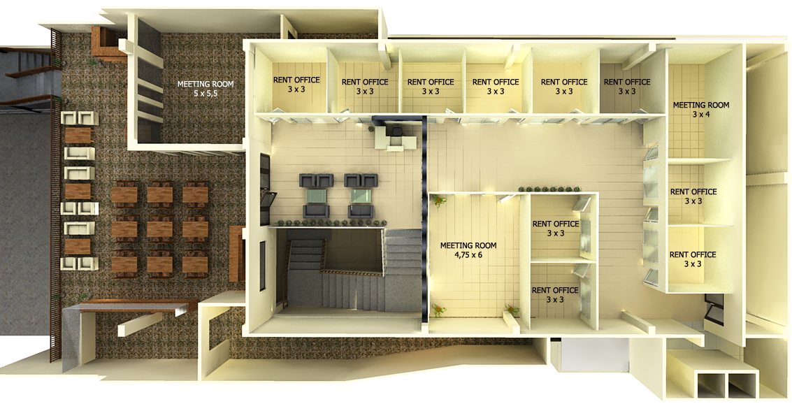 Professional Office: Sewa Ruang Kantor di Bandung