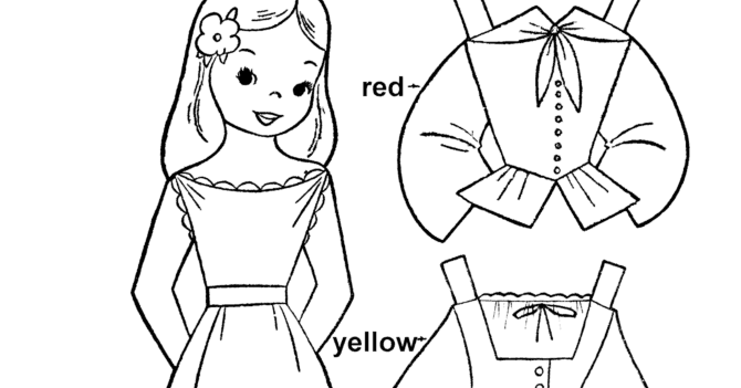 Printable Paper Doll Cutouts 091812» Vector Clip Art - Free Clip Art Images