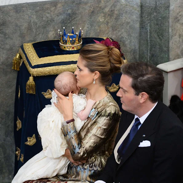 Princess Madeleine, Chris O'Neill and Princess Leonore, King Carl Gustaf and Queen Silvia, Crown Princess Victoria and Prince Daniel, Prince Carl Philip and Princess Sofia 