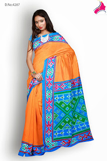 Art silk printed saree-4287
