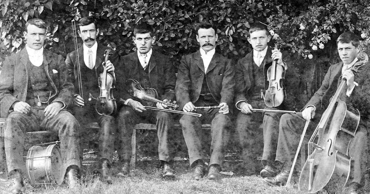Tour Scotland Photographs Old Photograph Musicians Perth Perthshire